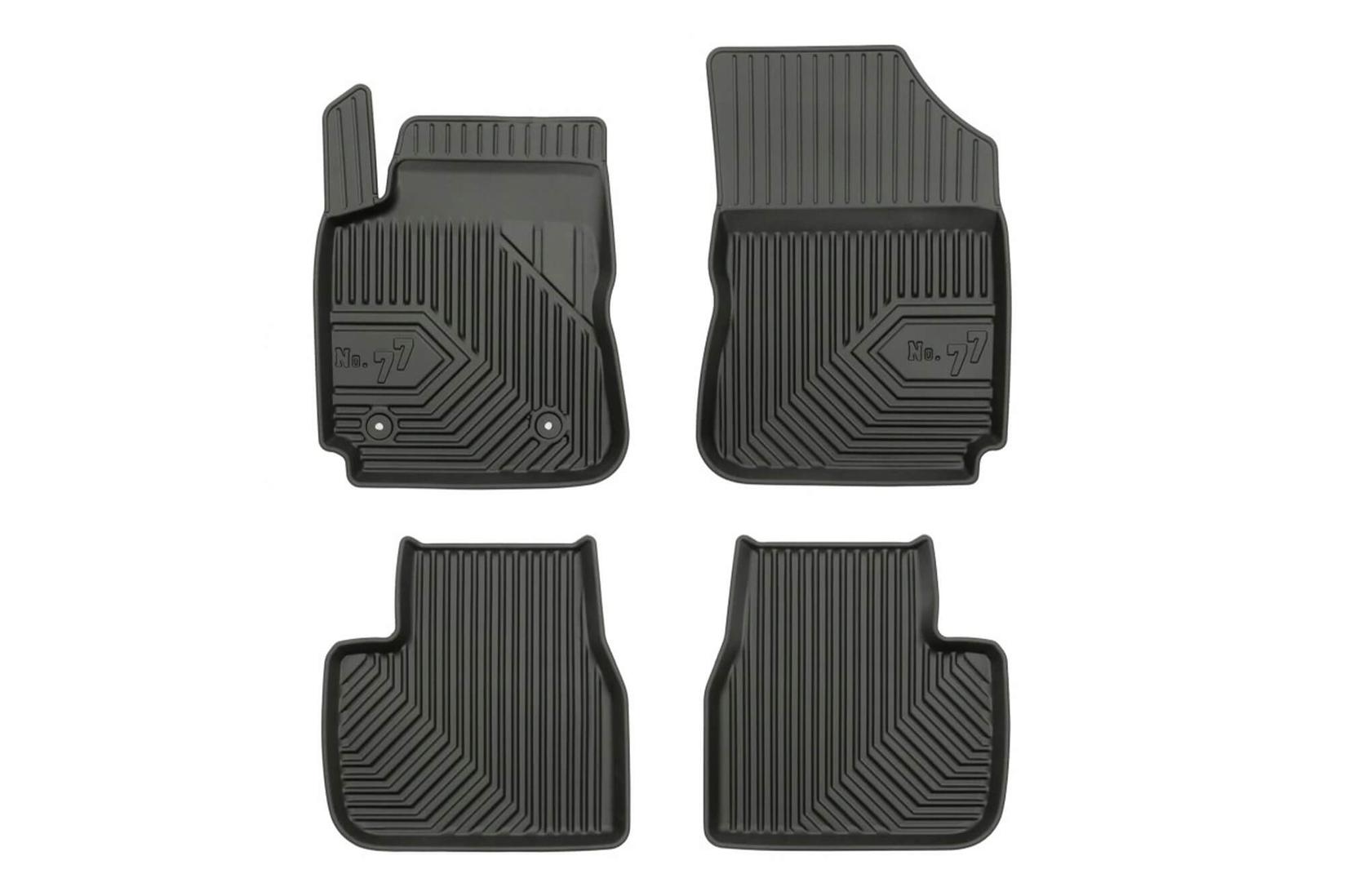 FROGUM 2.5D Гумени патосници модел 77 за Citroen C4 Cactus по 2014 година 4 дела црни