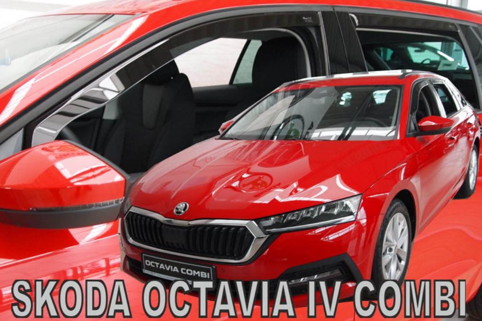 HEKO Комплет ветробрани Heko за Skoda Octavia караван  по 2020 , затемнети, 4 бројки
