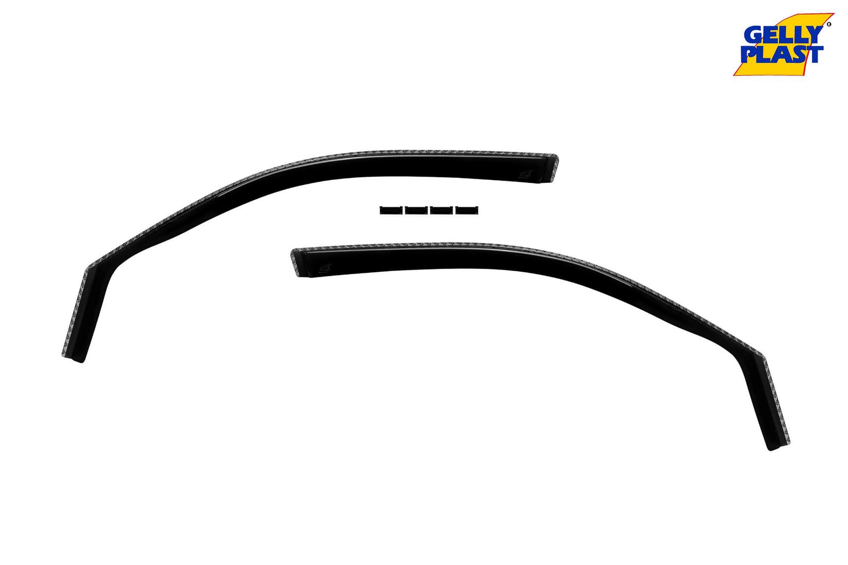 GELLYPLAST Предни ветробрани Gelly Plast за Nissan X-Trail T31 2007-2013, црни 2 бројки