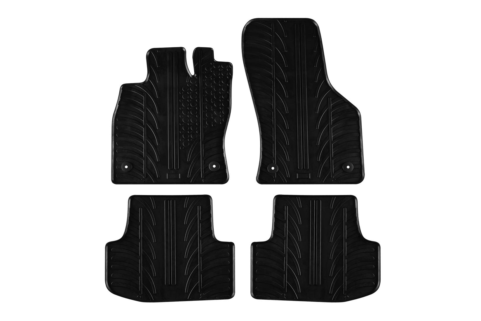 GLEDRING Гумени патосници за Audi A3 хечбек по 2020 година 4 дела црни