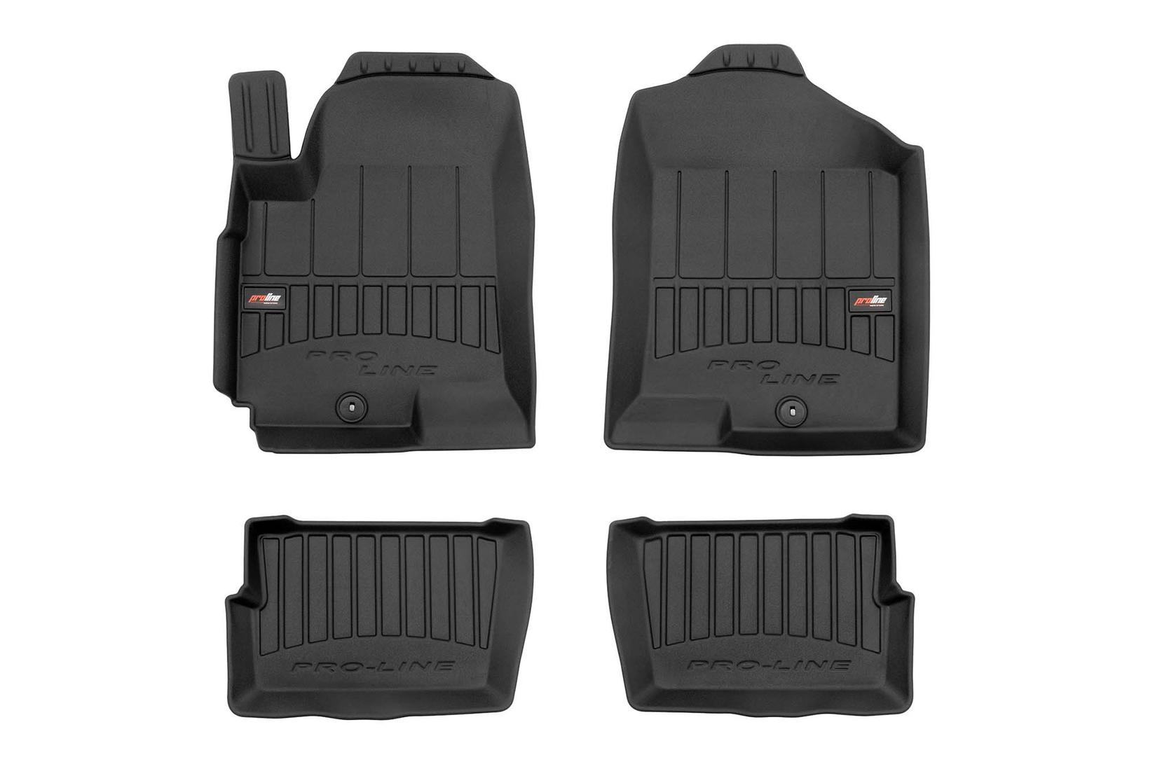 FROGUM 3D Гумени патосници за KIA Soul I 2008-2013 4 дела црни