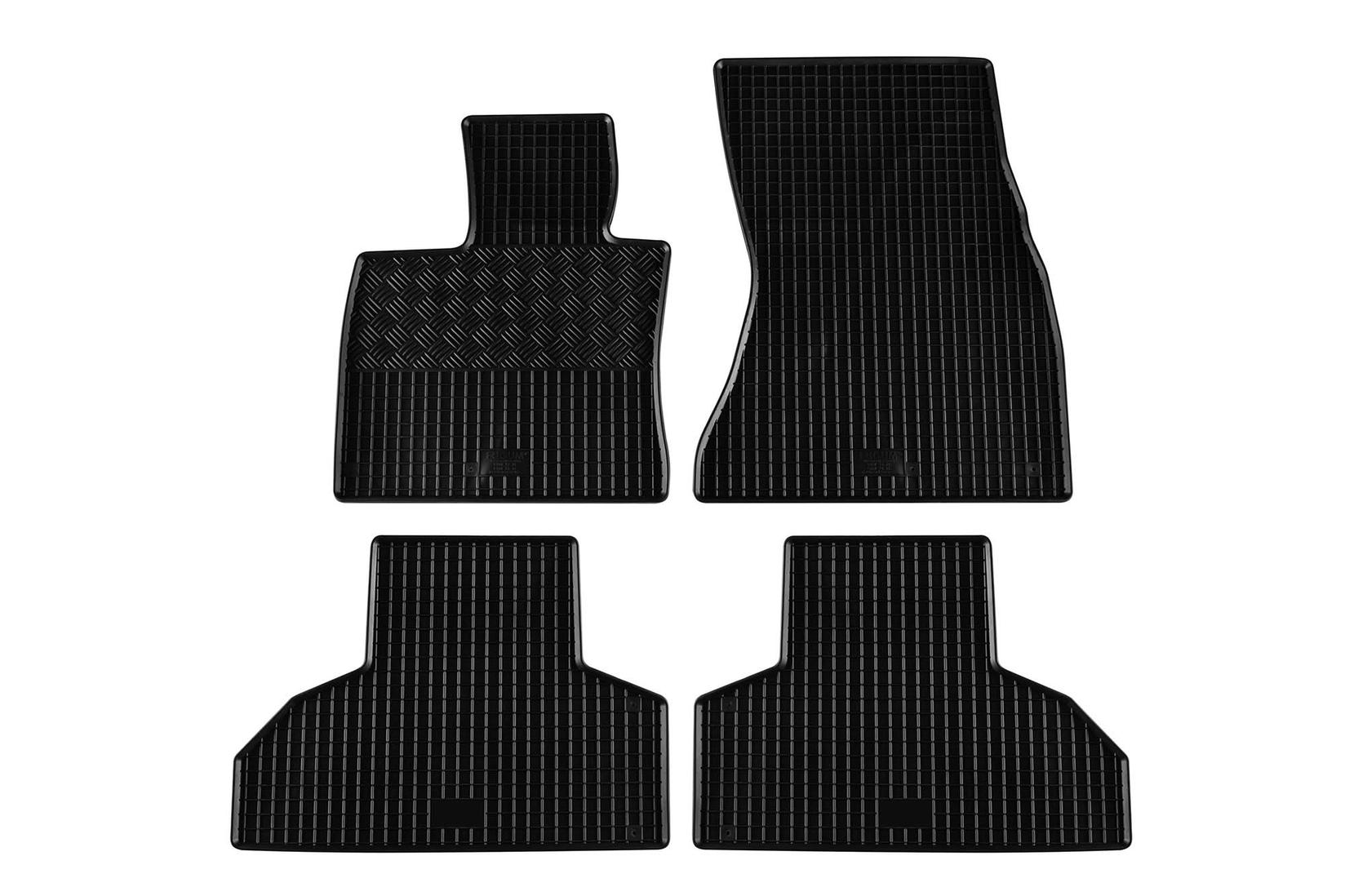 RIGUM Гумени патосници за BMW X5 F15 2013-2018 X6 F16 2014-2019 4 дела црни