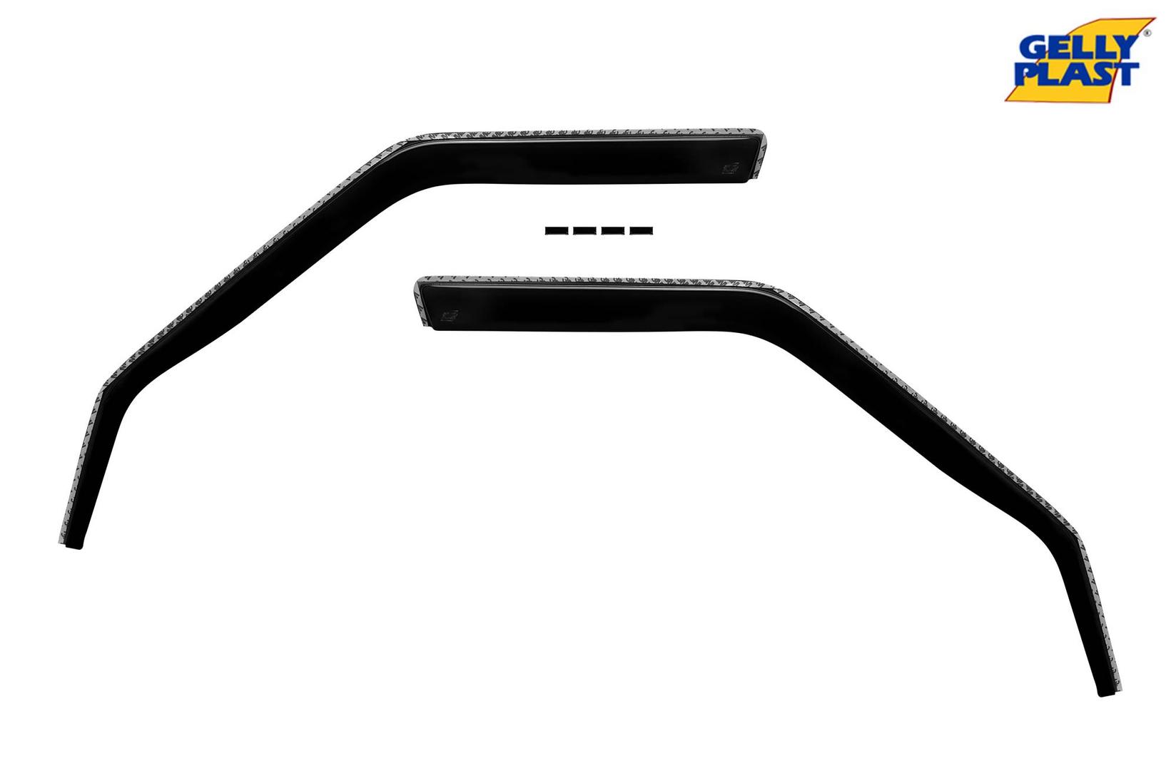 GELLYPLAST Предни ветробрани Gelly Plast за Land Rover Discovery L319 2005-2009 со 5 врати, црни 2 бројки