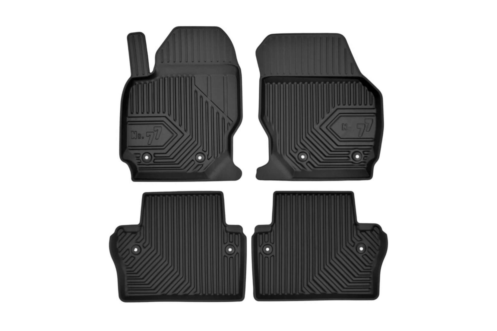 FROGUM 2.5D Гумени патосници модел 77 за Volvo V70 2007-2016 XC70 2014-2016 4 дела црни