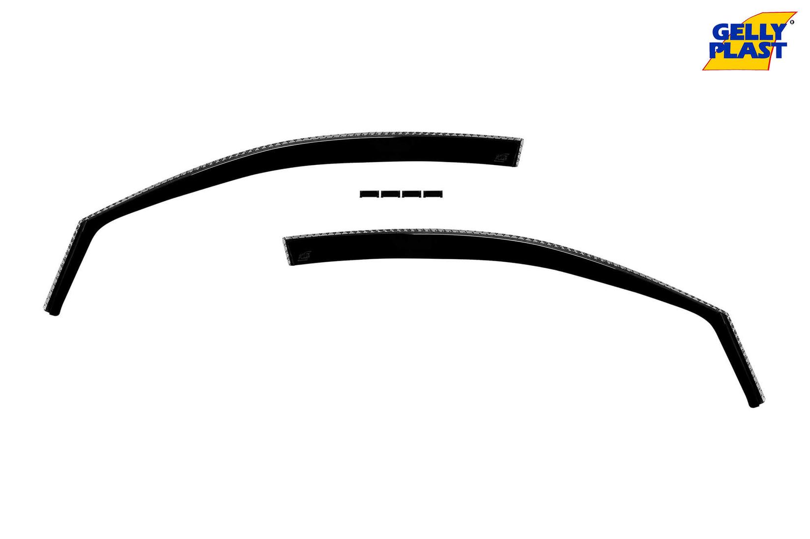 GELLYPLAST Предни ветробрани Gelly Plast за Peugeot 206 1998-2007 со 3 врати, црни 2 бројки