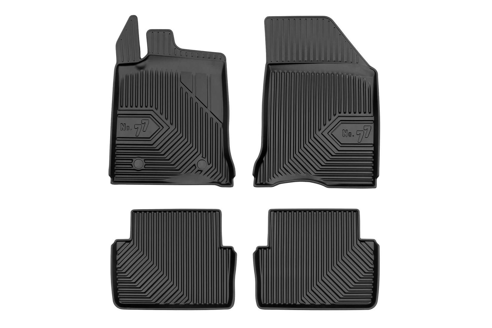 FROGUM 2.5D Гумени патосници модел 77 за Renault Laguna 2001-2007 4 дела црни