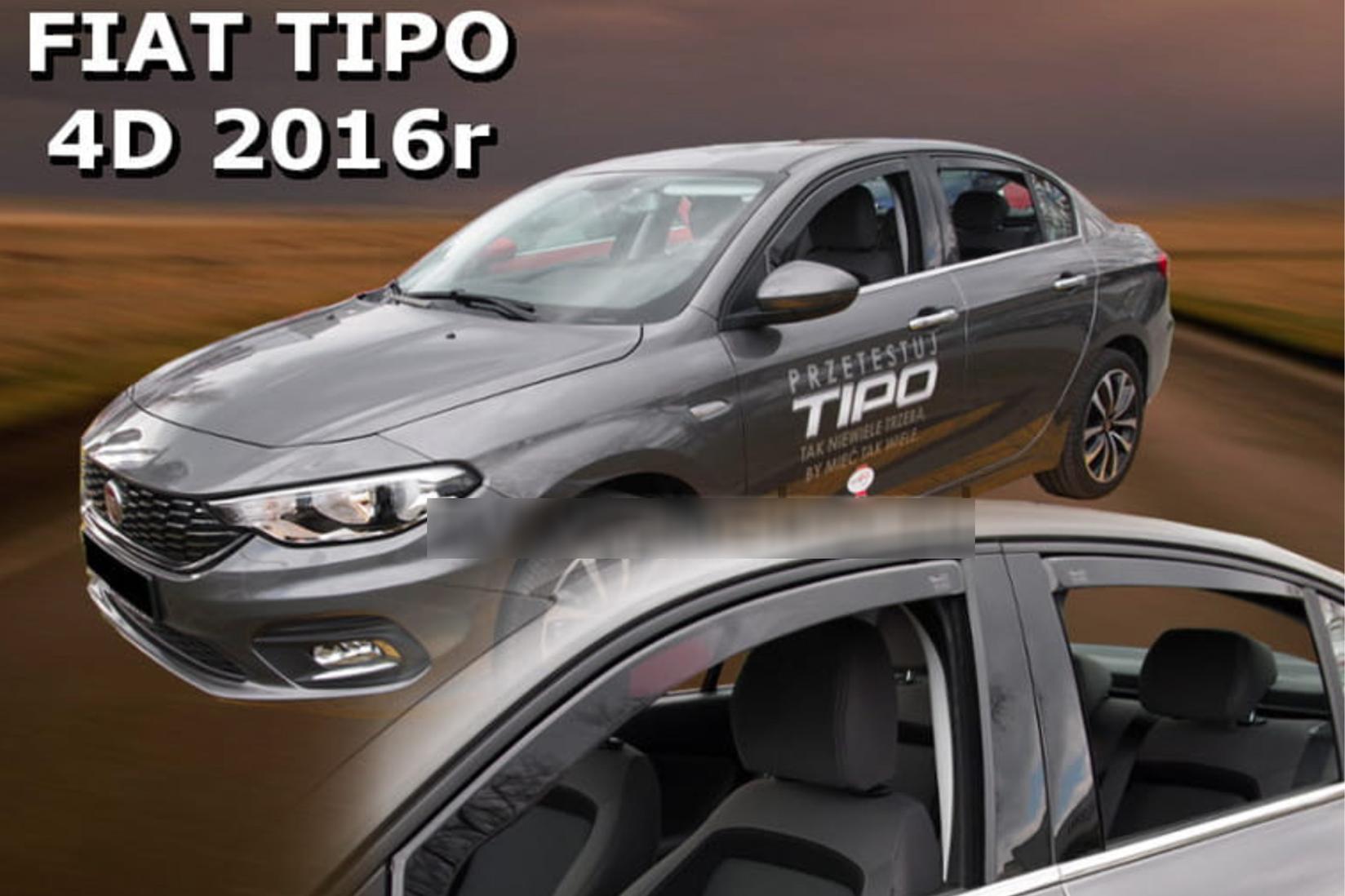 HEKO Комплет ветробрани Heko за FIAT Tipo седан/хечбек после 2016  4 врати