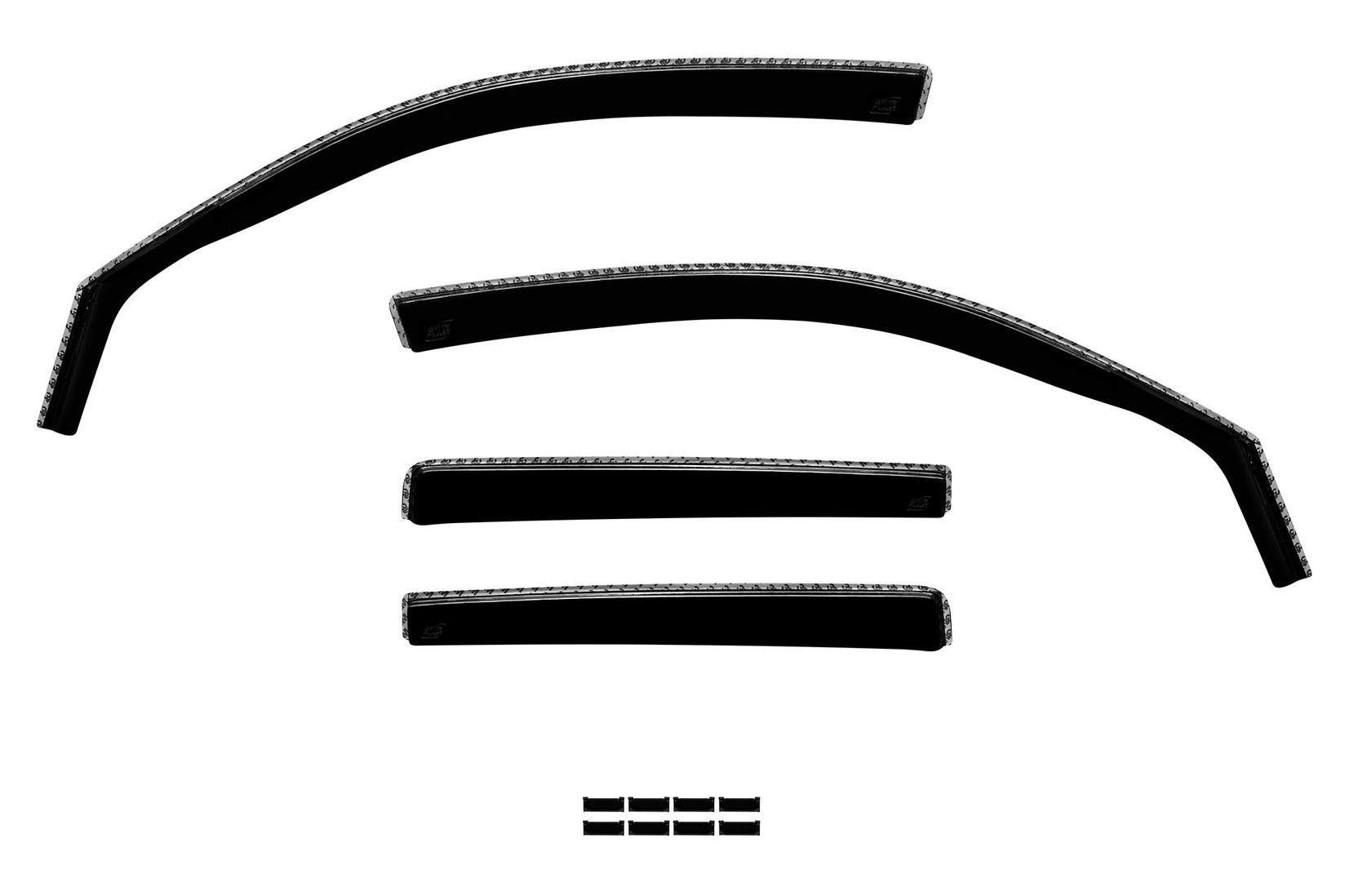 GELLYPLAST Комплет ветробрани Gelly Plast за Toyota Hilux по 2015  со 4 врати, црни 4 бројки