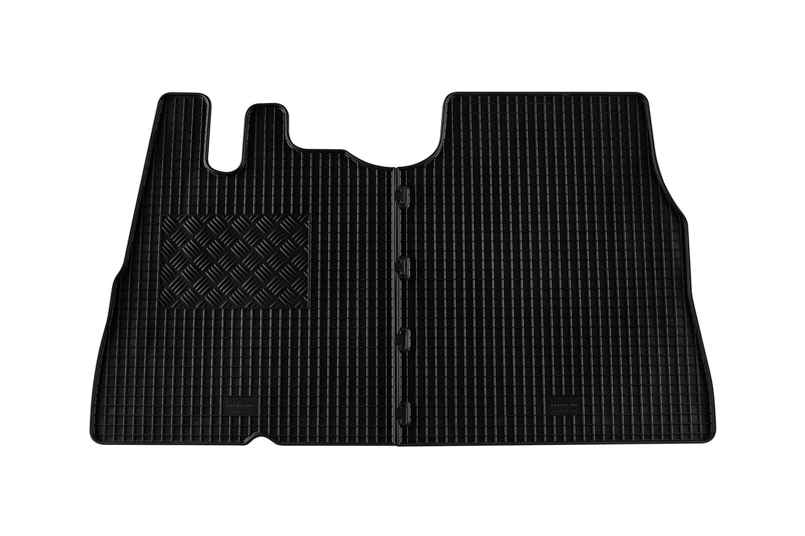 RIGUM Гумени патосници за Citroen Jumper Peugeot Boxer Fiat Ducato 1994-2006 2 дела црни