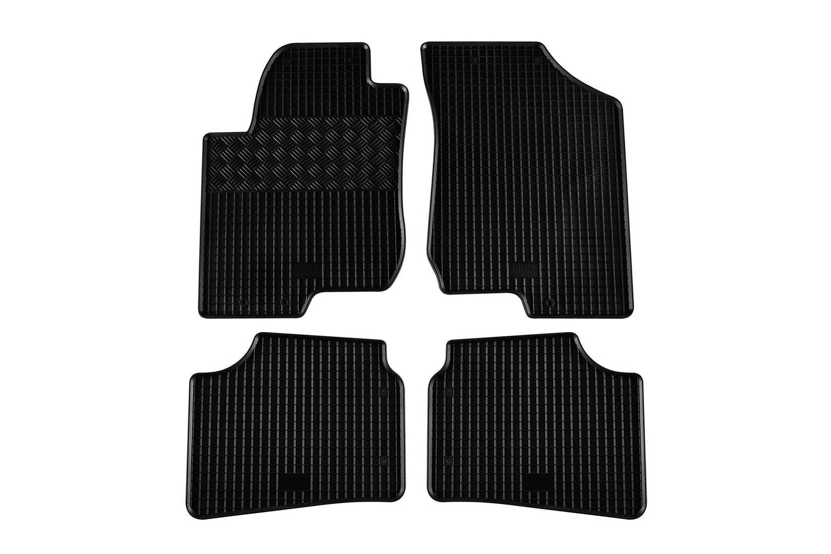 RIGUM Гумени патосници за Hyundai I30 2007-2012 Kia Ceed 2006-2012 4 дела црни