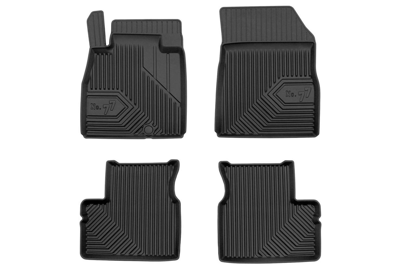 FROGUM 2.5D Гумени патосници модел 77 за Nissan Micra K13 2010-2016 4 дела црни