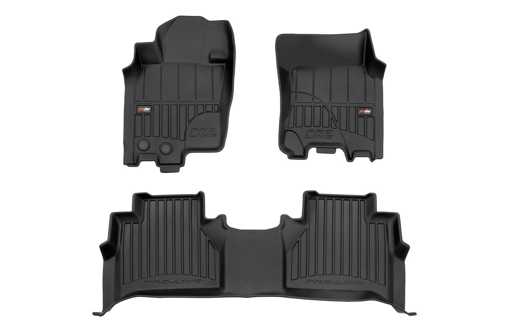 FROGUM 3D Гумени патосници за Nissan Navara IV по 2014 година 4 дела црни