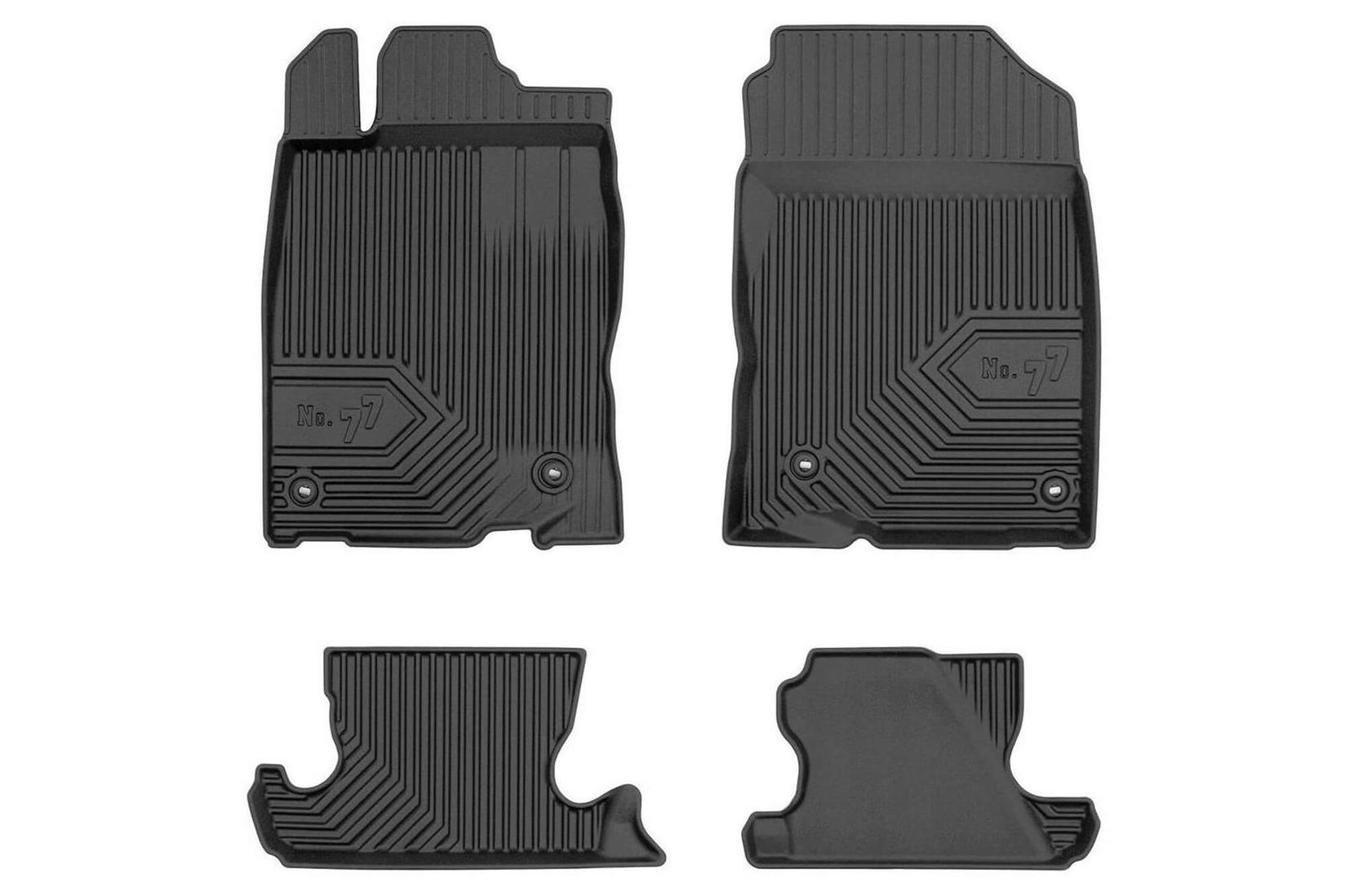 FROGUM 2.5D Гумени патосници модел 77 за Honda CR-Z хечбек 2010-2016 4 дела црни