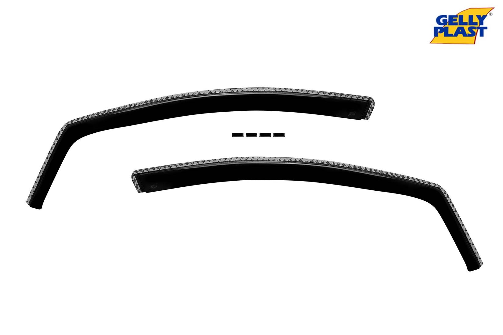 GELLYPLAST Предни ветробрани Gelly Plast за FIAT Grande Punto 2005-2012, 2 бр., црни