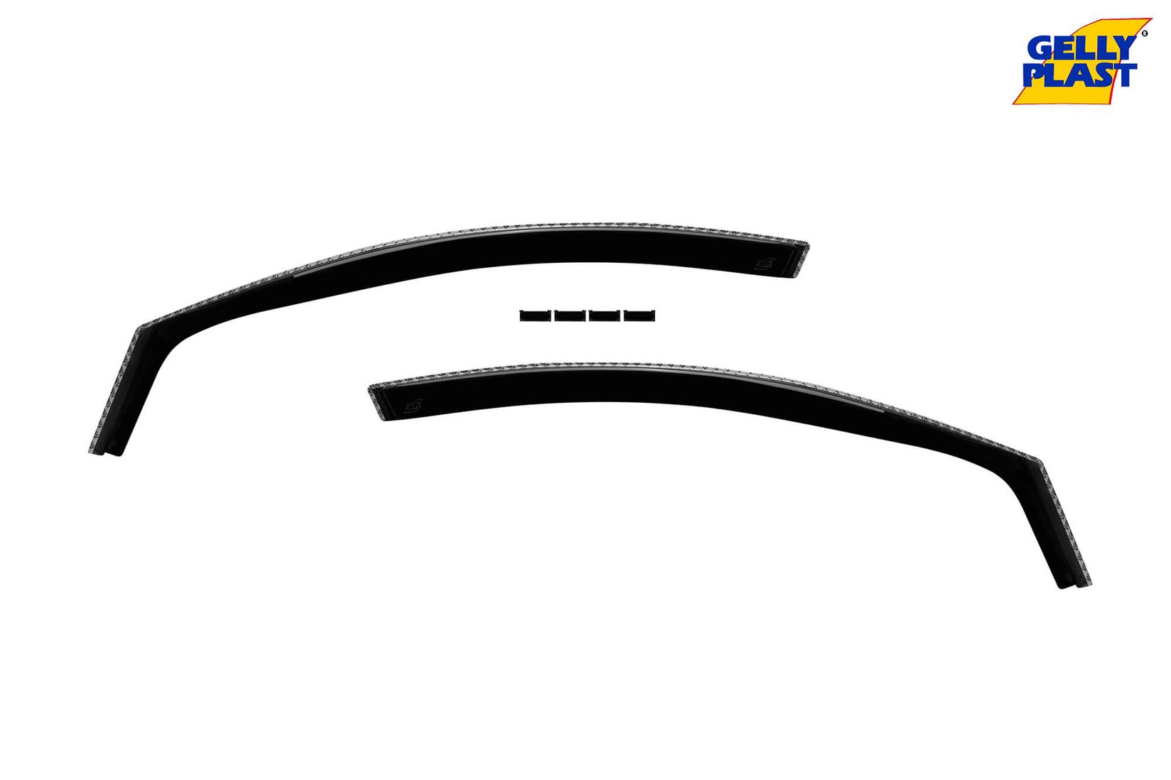 GELLYPLAST Предни ветробрани Gelly Plast за Renault Megane IV по 2016 , црни 2 бројки