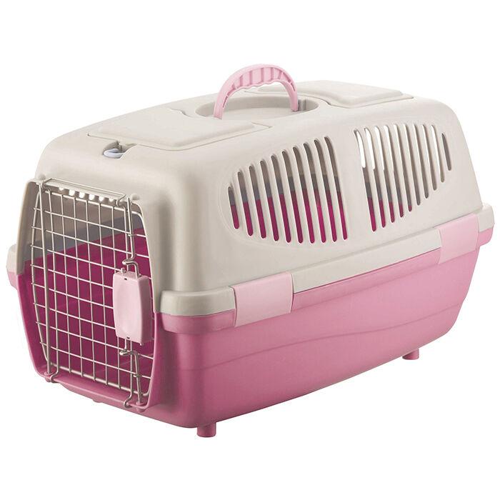 Barry King Транспортер Класик со метална врата (пинк) 55х35х32см.