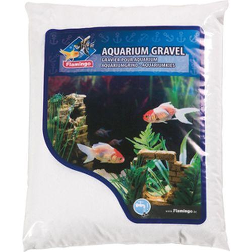 FLAMINGO Песок за аквариум бел гравел сиберија 4кг.