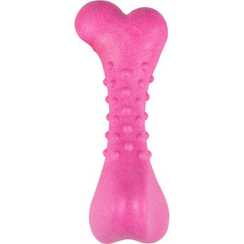 FLAMINGO Играчка за куче-Коска Розева со мирис на Малина 13см.
