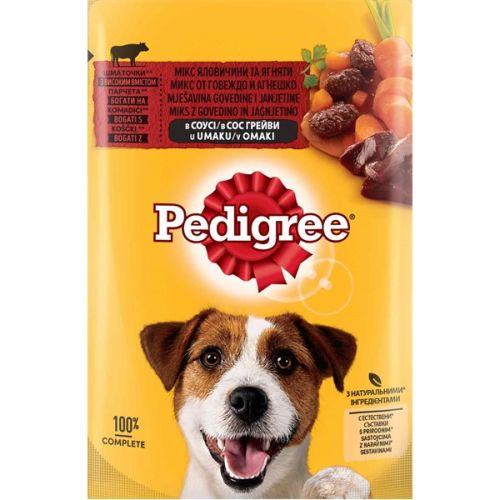 Pedigree  Пауч Говедско и Јагнешко 100гр.