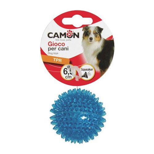 Camon Играчка за куче-Топка мини боцки и свирче 6.5см.