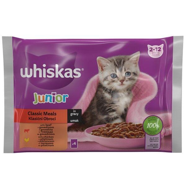 Whiskas Пауч Јуниор 4х85гр.