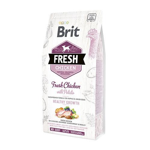 BRIT Fresh Puppy - Суперпремиум Храна папи со свежо месо (пилешко и компир) 12кг.