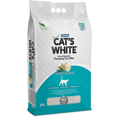CATS WHITE Марсел Сапун Песок за маче 10л.