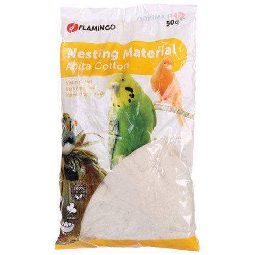 FLAMINGO Материјал за гнездо АБИТА памук 50гр.