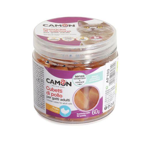 Camon Закуска за маче-Пилешки коцки во кутија 60гр.