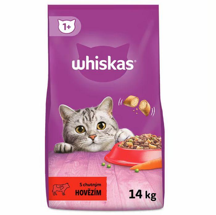 Whiskas Адулт-Маче Говедско 1кг. (рефус)