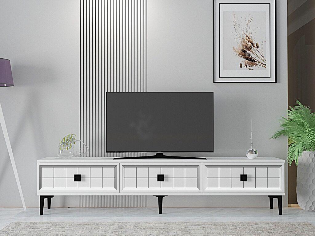 Комода за телевизор Hanah Home Yuka 180, бела