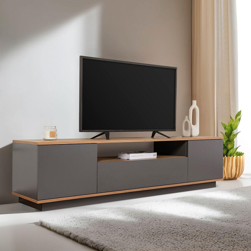Комода за ТВ Hanah Home Veramont, Антрацит
