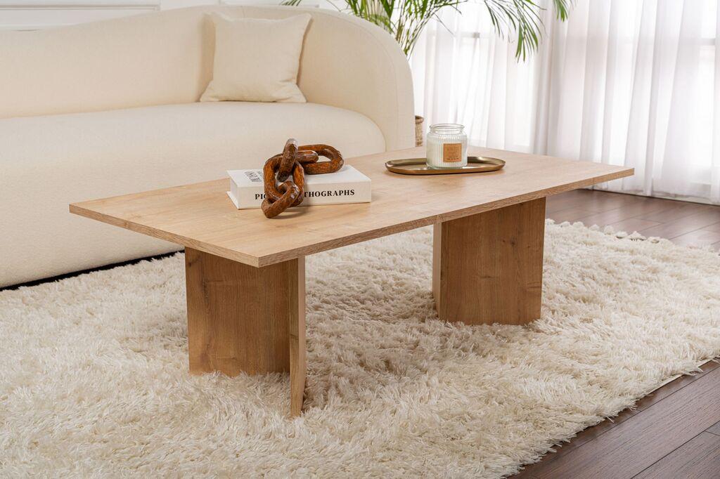 Маса Hanah Home Club Sabin, 119x40x60 см, боја на даб