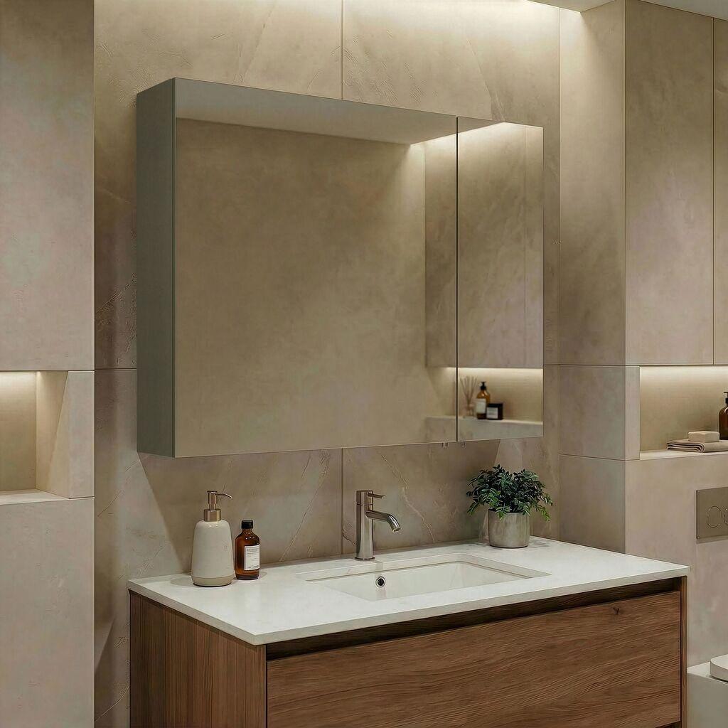 Полица за бања Hanah Home, зелена