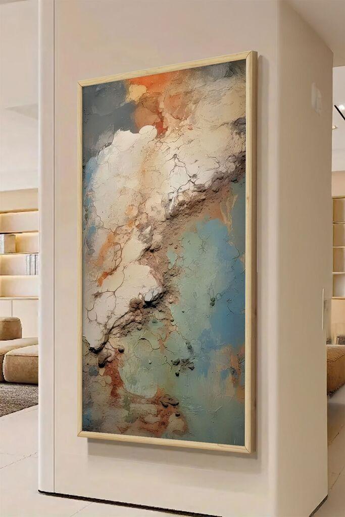 Wallity декоративна врамена слика, 120x50 см, шарена