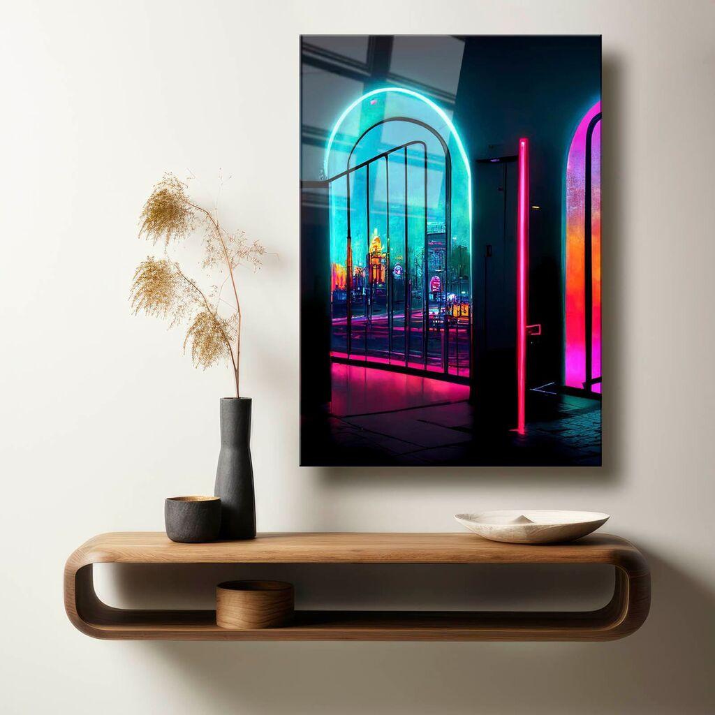 Декоративна слика Wallity на калено стакло, 40x60 см, шарена