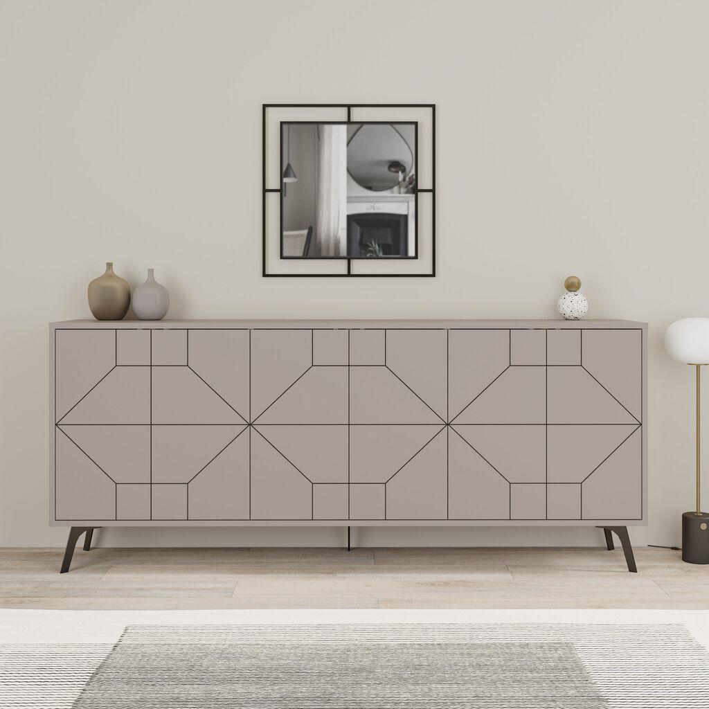 Конзолна маса Hanah Home Dune 183, 184x77.4x35 см, сива