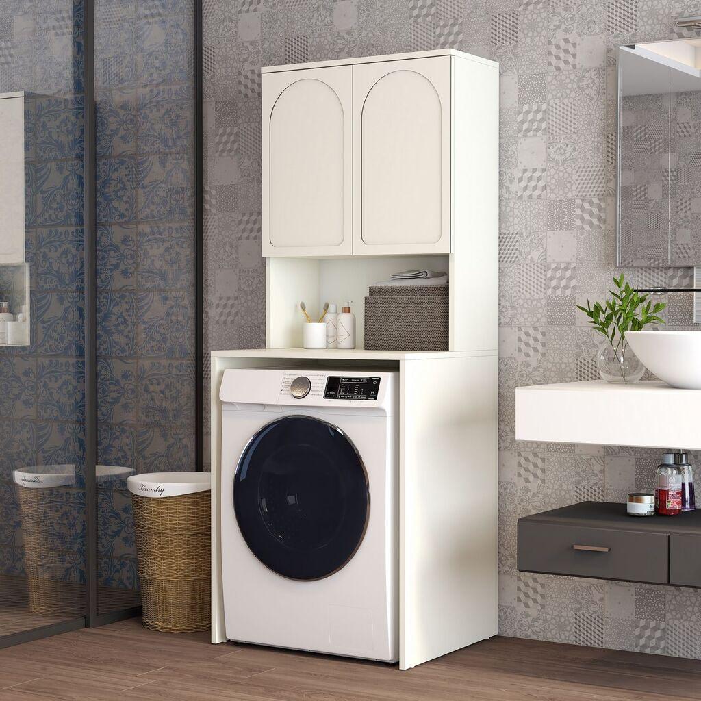 Комода Hanah Home за машина за перење алишта Lyon 60, крем боја