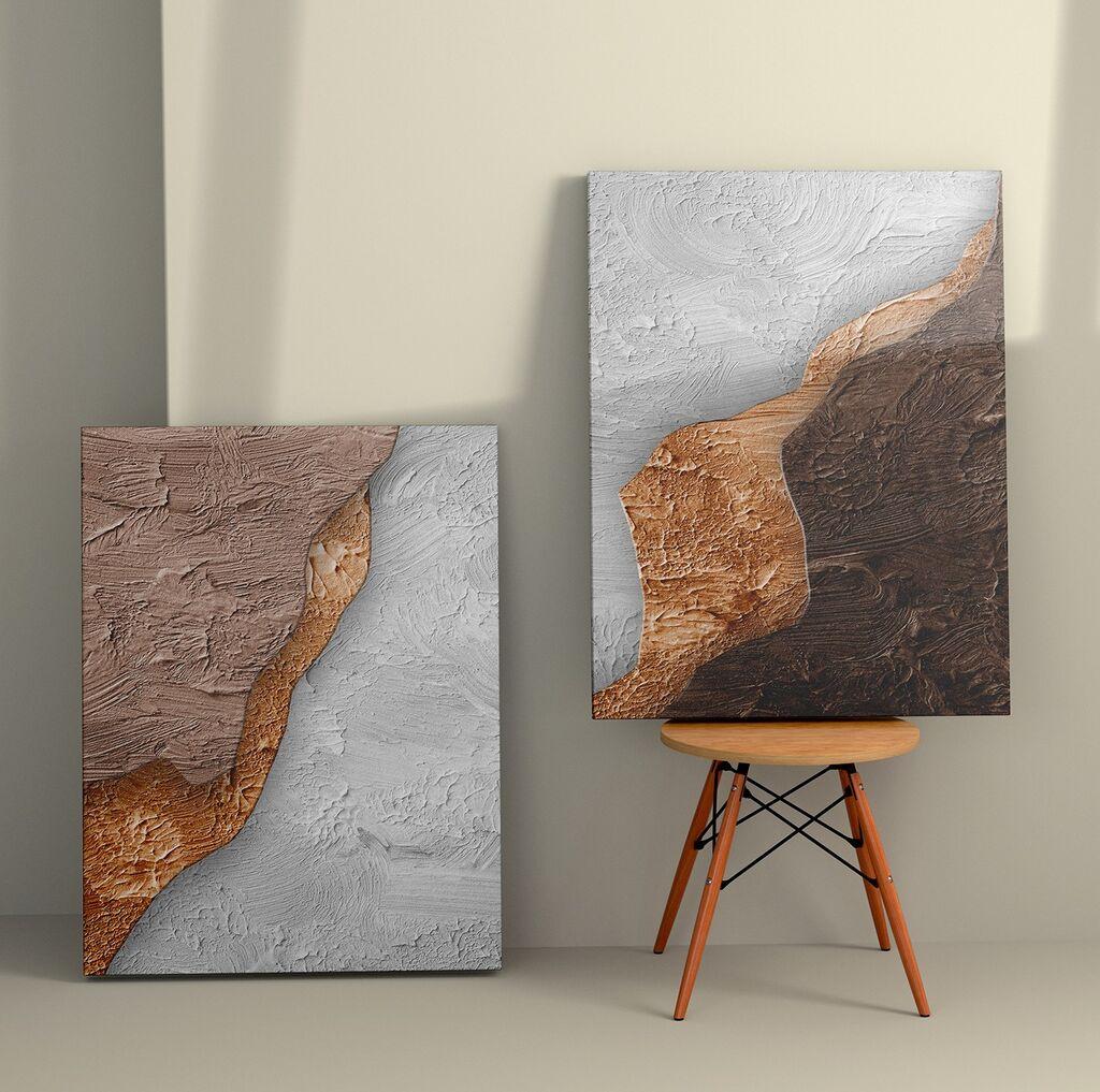 Wallity декорација за ѕид 2KNV4301, 50 x 70 см, 2 парчиња