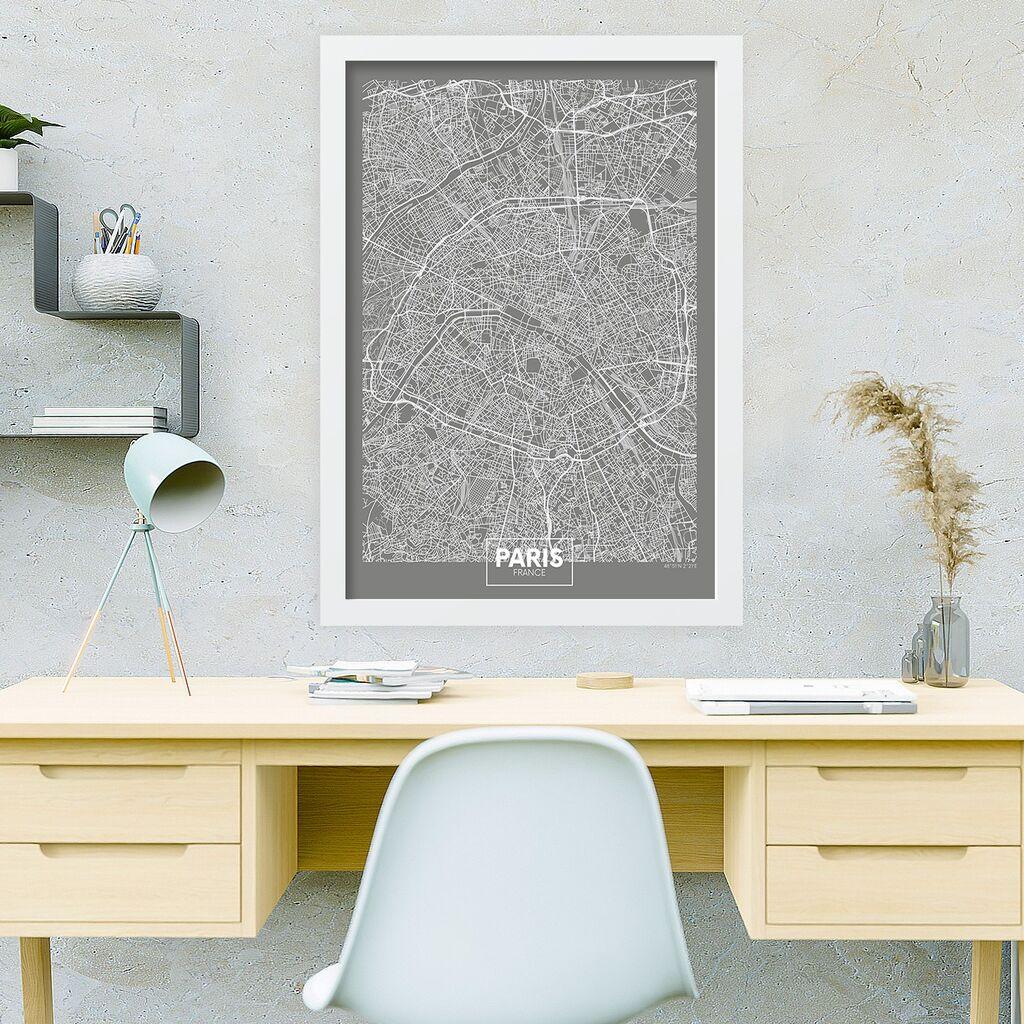 Wallity Декоративна слика на платно, 40x55 см, Шарена