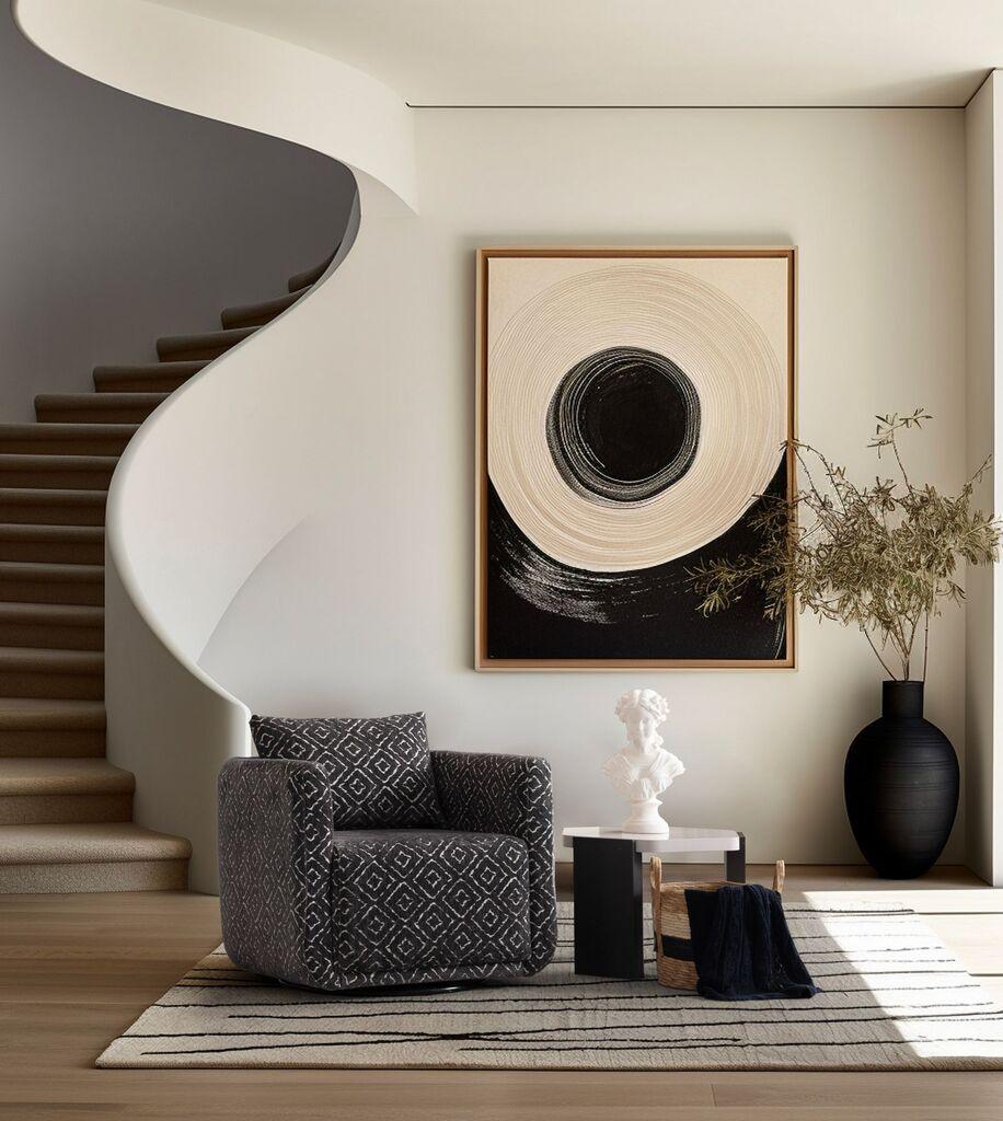 Фотелја Atelier del Sofa Nora, 75 x 70 x 80 см, црна