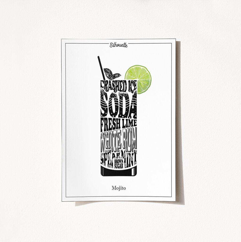 Постер Wallity Mojito-2055, 21x29,7 см