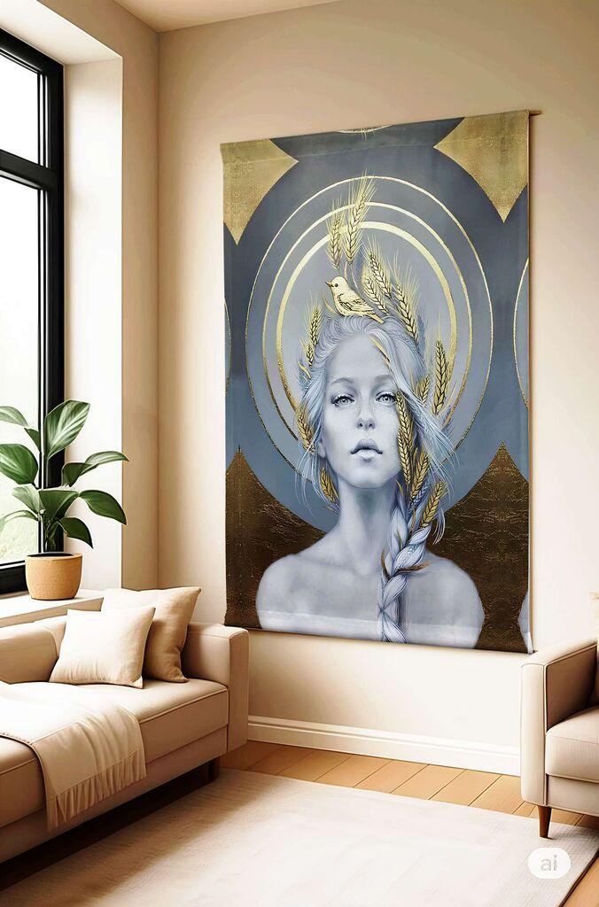 Декоративна слика Wallity, 70x120 см, шарена