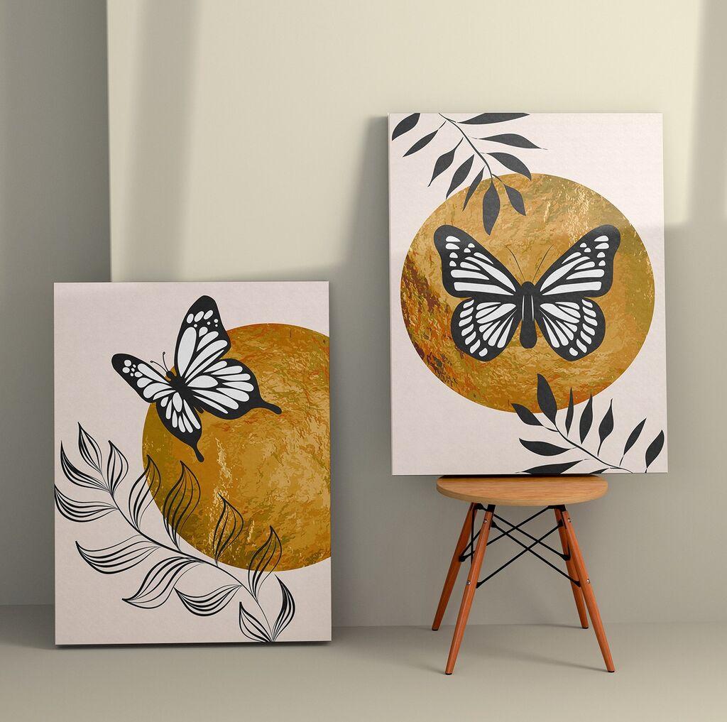 Wallity декорација за ѕид 2KNV4322, 50 x 70 см, 2 парчиња