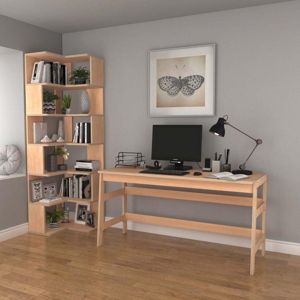 Биро и полица за книги Hanah Home CPT4801-150, иверица