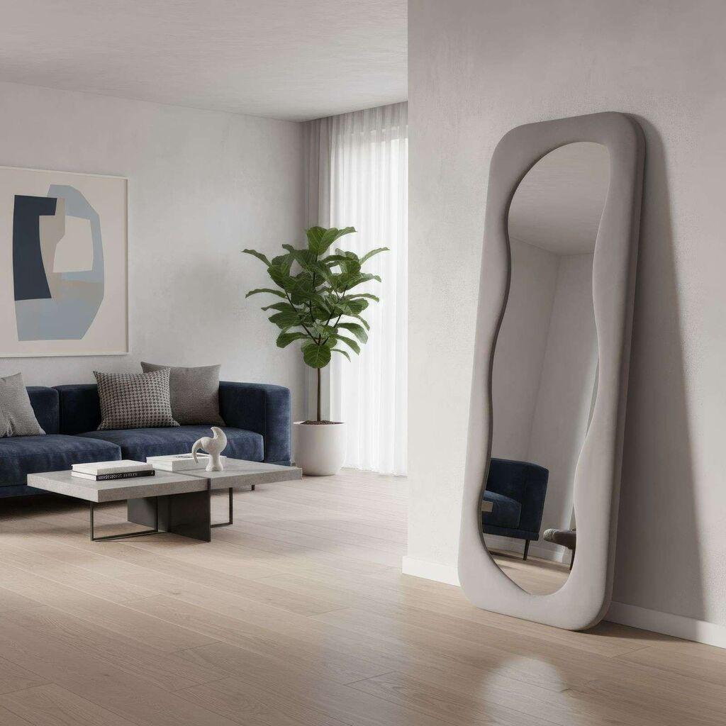 Подно огледало Hanah Home Pera, 65 см x 170 см, сиво