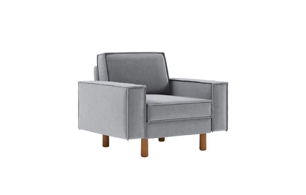 Фотелја Atelier del Sofa Sparrow 1, светло сива