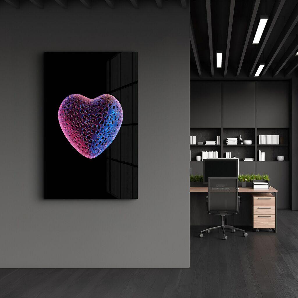 Декоративна слика Wallity на калено стакло, 46x72 см, шарена