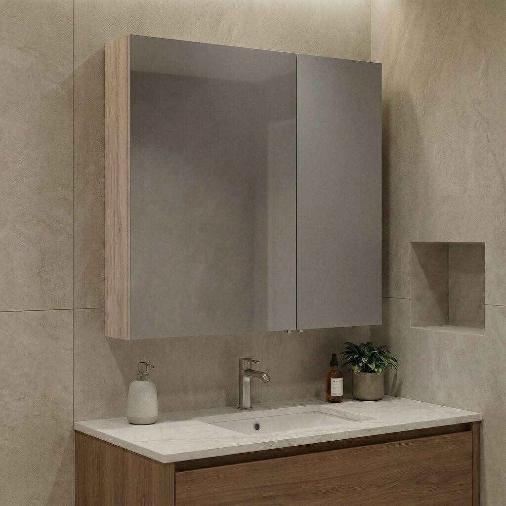 Полица за бања Hanah Home, беж