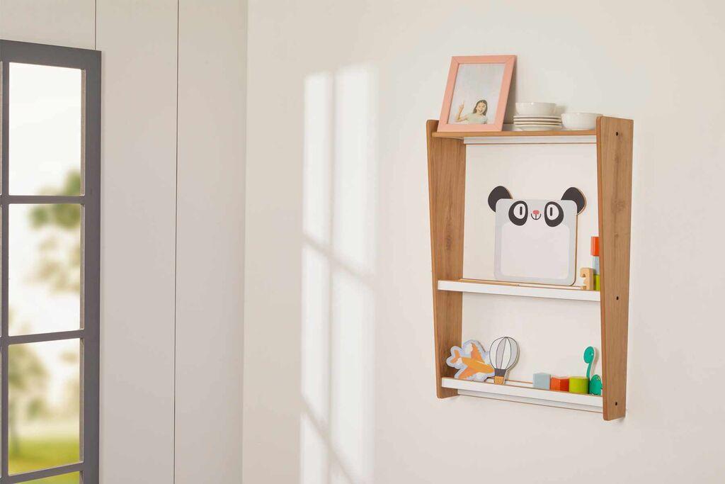 Полица за книги Hanah Home, 47x70x16 см, бела